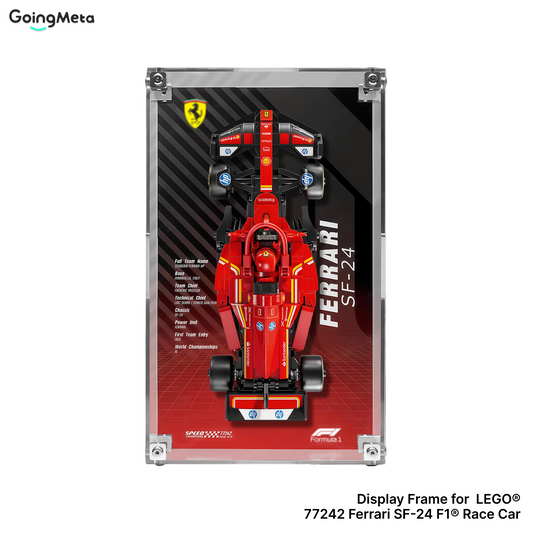 LEGO™Show Case For Speed Champions F1 Acrylic Series PLUS, Premium Acrylic Display Case, Christmas Gift