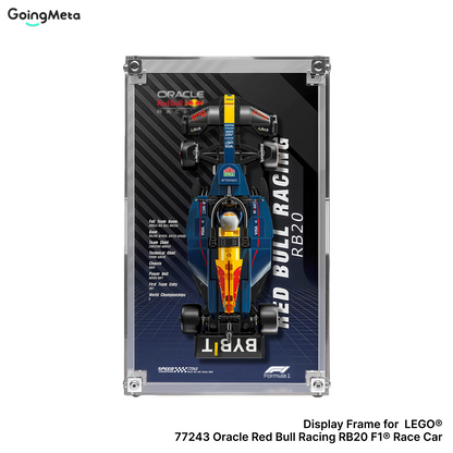 LEGO™Show Case For Speed Champions F1 Acrylic Series PLUS, Premium Acrylic Display Case, Christmas Gift