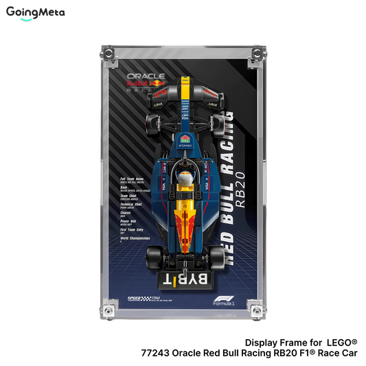 LEGO™Show Case For Speed Champions F1 Acrylic Series PLUS, Premium Acrylic Display Case, Christmas Gift