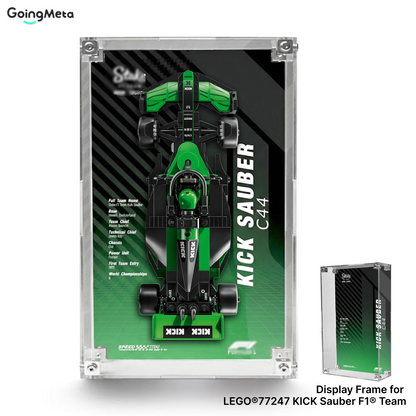LEGO™Show Case For Speed Champions F1 Acrylic Series PLUS, Premium Acrylic Display Case, Christmas Gift