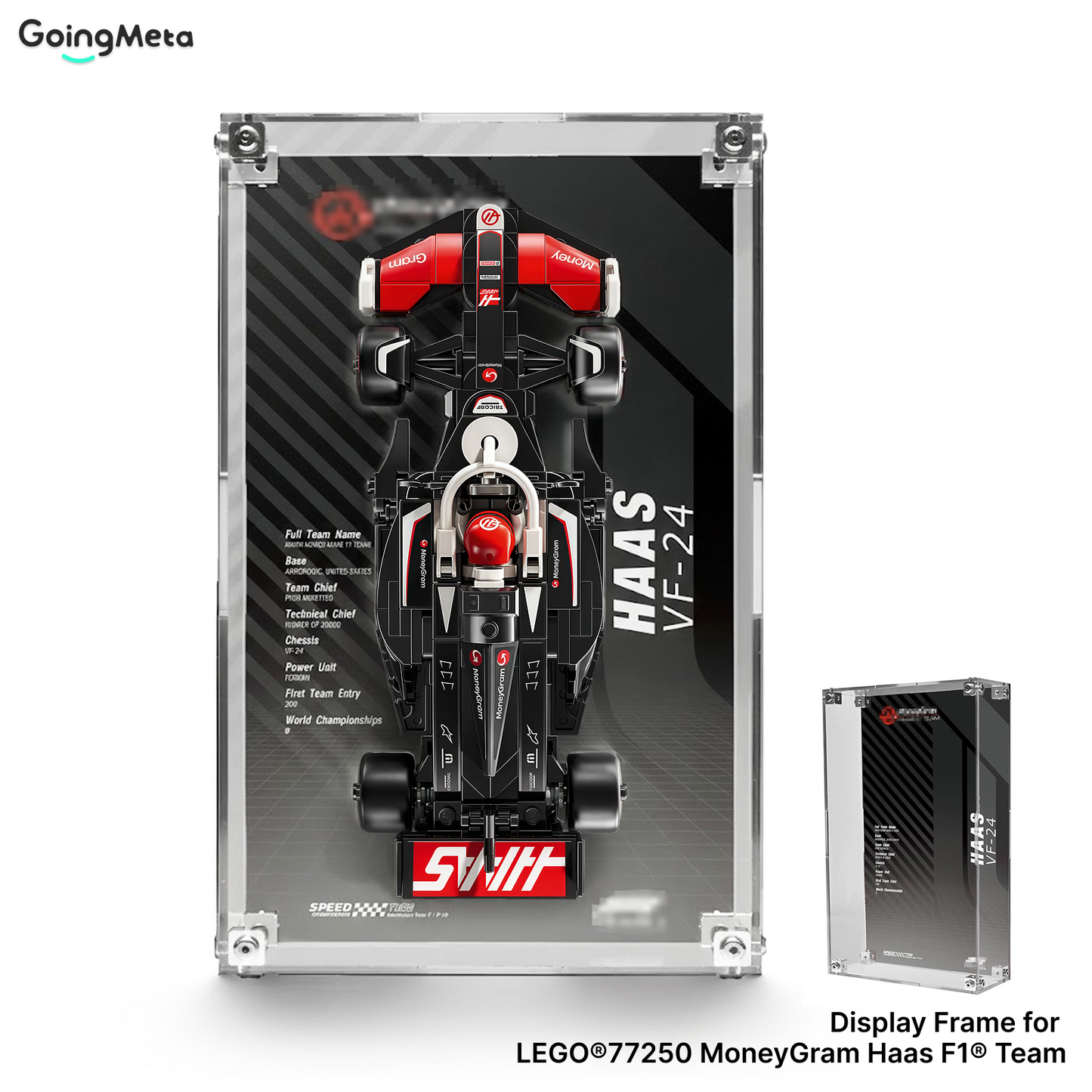 LEGO™Show Case For Speed Champions F1 Acrylic Series PLUS, Premium Acrylic Display Case, Christmas Gift