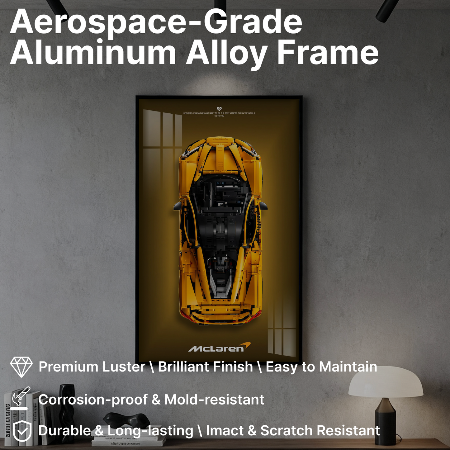 LEGO™ Frame for McLaren P1(42172), Wall Mount Showcase Frame, Christmas Gift