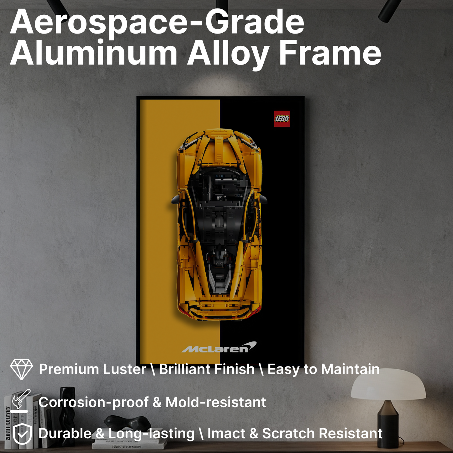 LEGO™ Frame for McLaren P1(42172), Wall Mount Showcase Frame, Christmas Gift