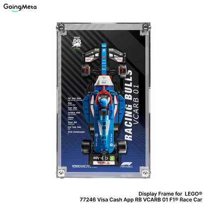 LEGO™Show Case For Speed Champions F1 Acrylic Series PLUS, Premium Acrylic Display Case, Christmas Gift