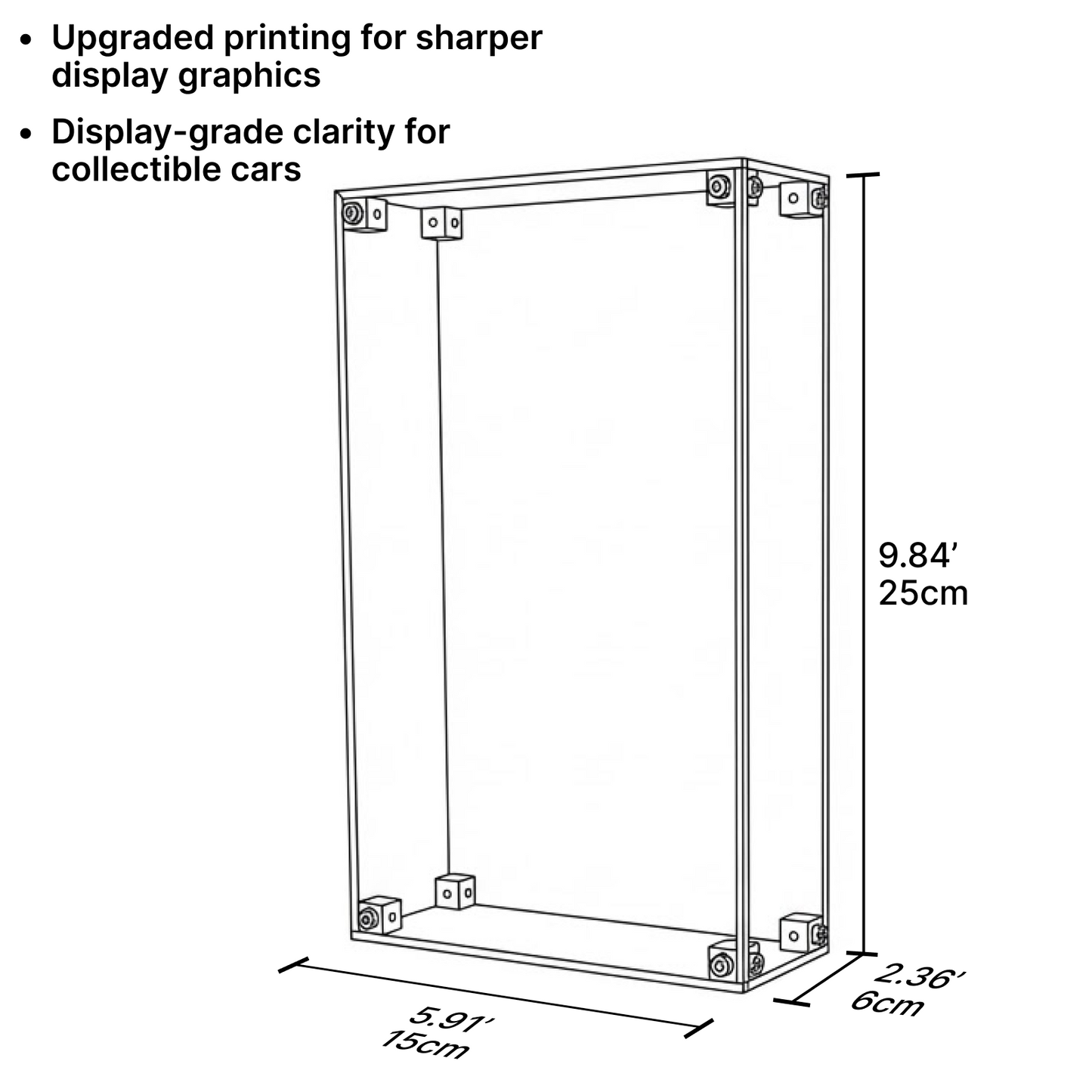 LEGO™Show Case For Speed Champions F1 Acrylic Series PLUS, Premium Acrylic Display Case, Christmas Gift