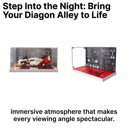 LEGO™ Show Case for 10330 Mclaren MP4/4 F1 & Ayrton Senna, 10353 Williams Racing FW14B & Nigel Mansell