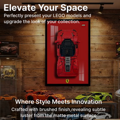 LEGO™ Frame for Ferrari Daytona SP3(42143), Wall Mount Showcase Frame, Christmas Gift