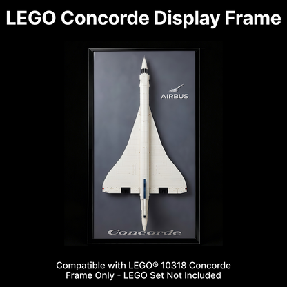 LEGO™ Frame for Concorde (10318), Wall Mount Showcase Frame, Christmas Gift