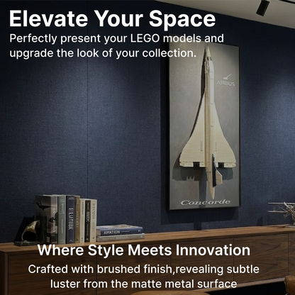 LEGO™ Frame for Concorde (10318), Wall Mount Showcase Frame, Christmas Gift