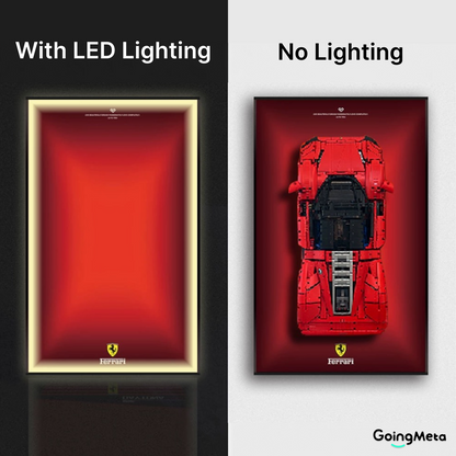 LEGO™ Frame for Ferrari Daytona SP3(42143), Wall Mount Showcase Frame, Christmas Gift