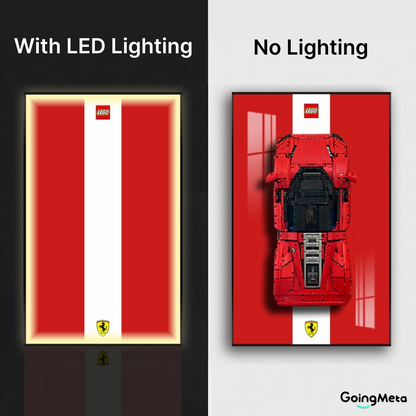 LEGO™ Frame for Ferrari Daytona SP3(42143), Wall Mount Showcase Frame, Christmas Gift