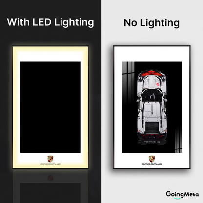 LEGO™ Frame for Porsche 911 RSR(42096), Wall Mount Showcase Frame, Christmas Gift