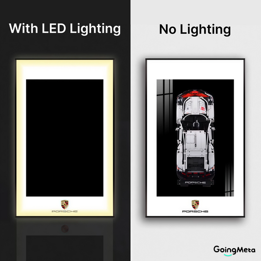 LEGO™ Frame for Porsche 911 RSR(42096), Wall Mount Showcase Frame, Christmas Gift