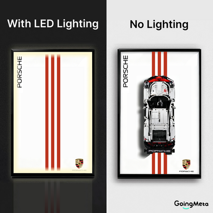 LEGO™ Frame for Porsche 911 RSR(42096), Wall Mount Showcase Frame, Christmas Gift