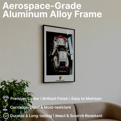 LEGO™ Frame for Porsche 911 RSR(42096), Wall Mount Showcase Frame, Christmas Gift