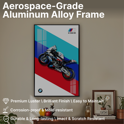 LEGO™ Frame for BMW M 1000 RR(42130), Wall Mount Showcase Frame, Christmas Gift