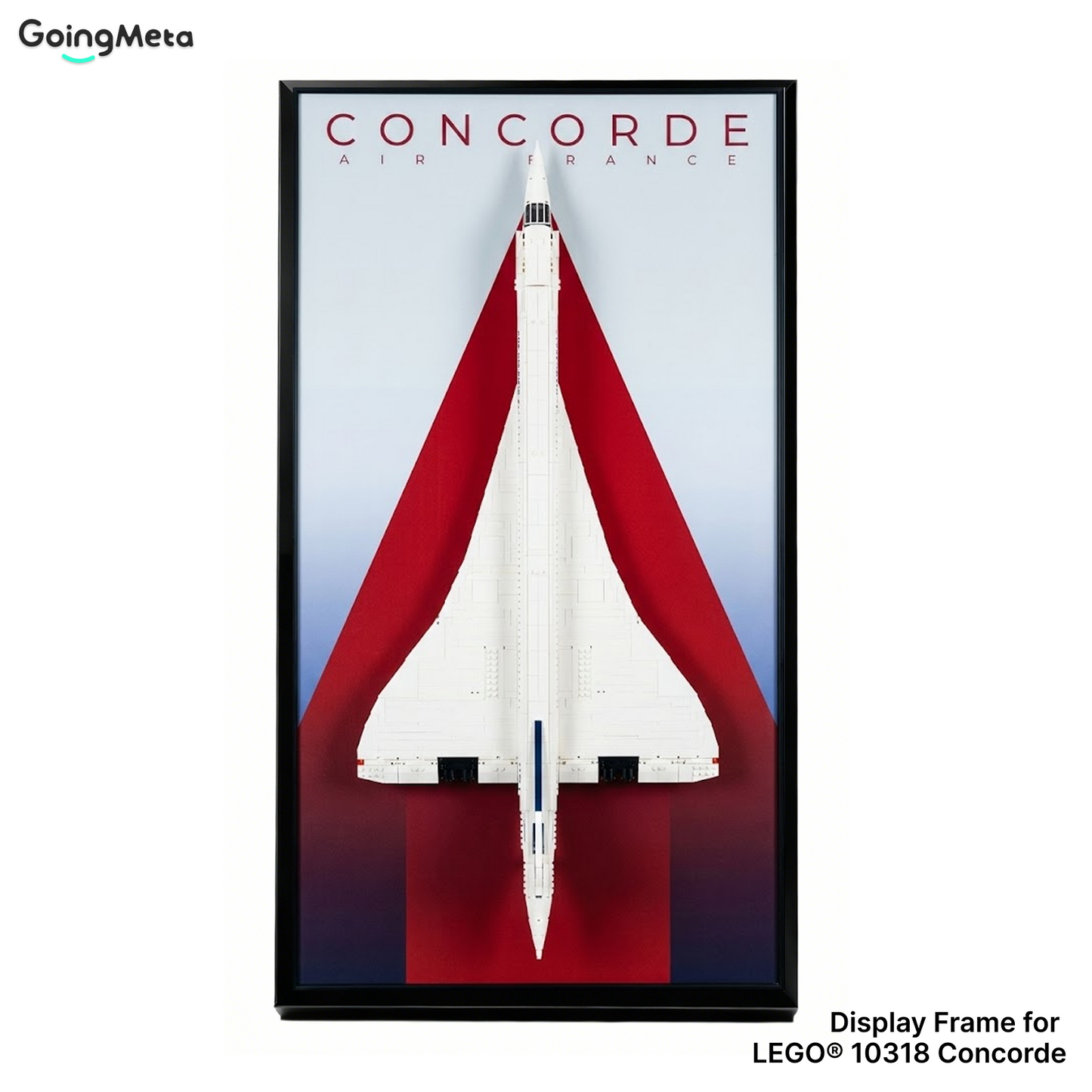 LEGO™ Frame for Concorde (10318), Wall Mount Showcase Frame, Christmas Gift