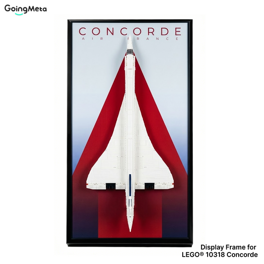 LEGO™ Frame for Concorde (10318), Wall Mount Showcase Frame, Christmas Gift