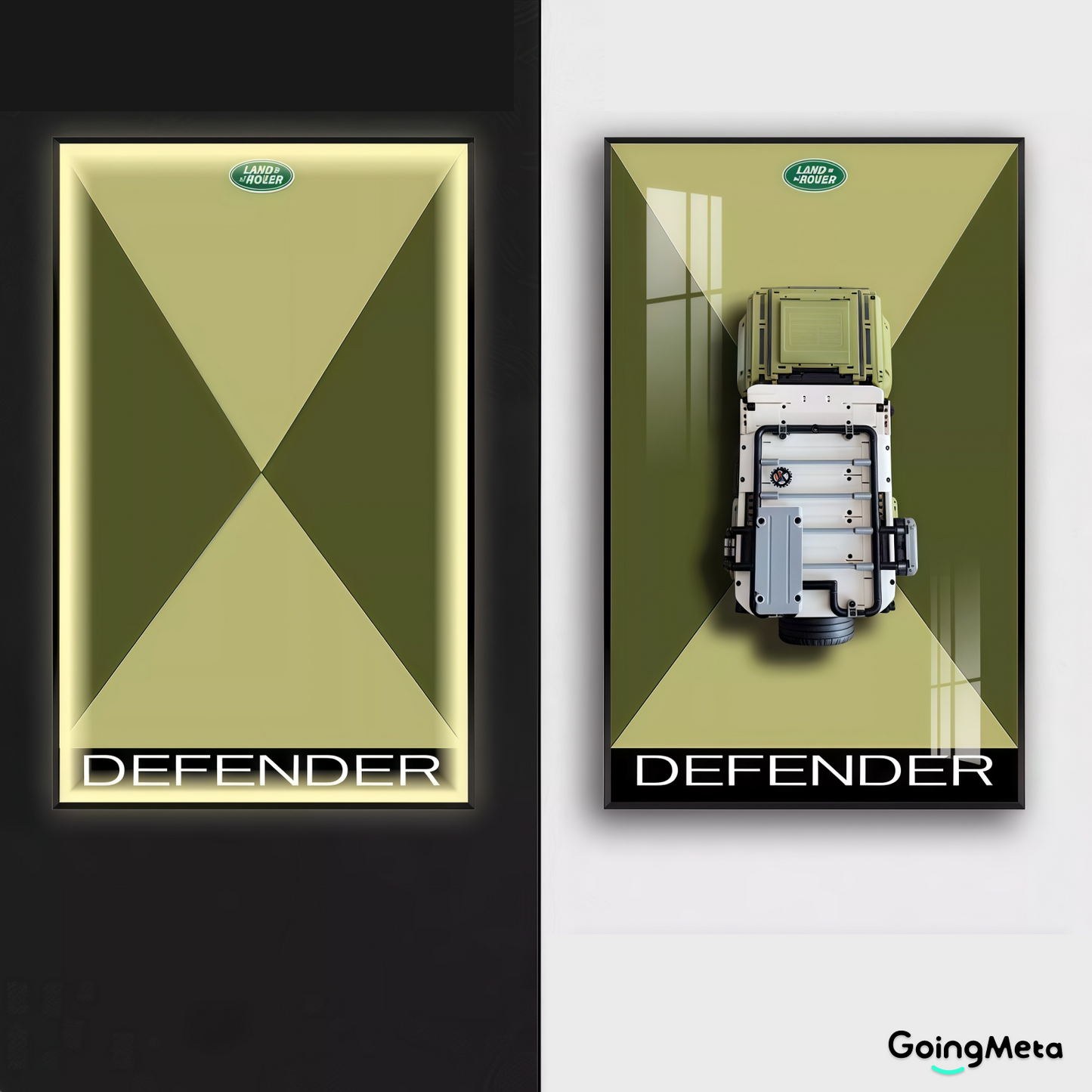 LEGO™ Frame for Land Rover Defender(42110), Wall Mount Showcase Frame, Christmas Gift