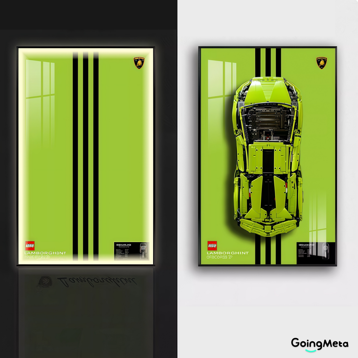 LEGO™ Frame for Lamborghini Sián FKP 37(42115), Wall Mount Showcase Frame, Christmas Gift