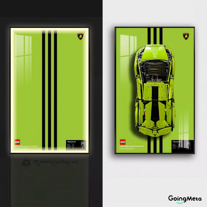 LEGO™ Frame for Lamborghini Sián FKP 37(42115), Wall Mount Showcase Frame, Christmas Gift