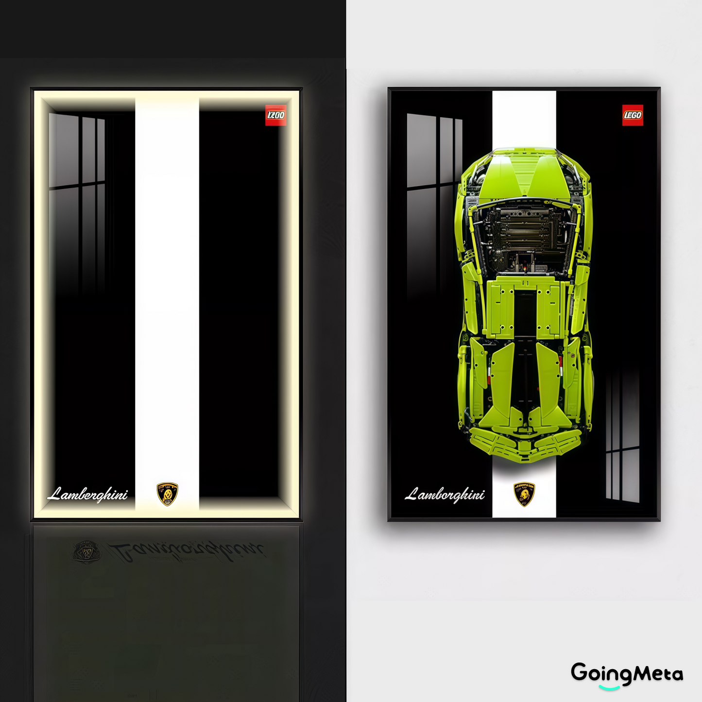 LEGO™ Frame for Lamborghini Sián FKP 37(42115), Wall Mount Showcase Frame, Christmas Gift