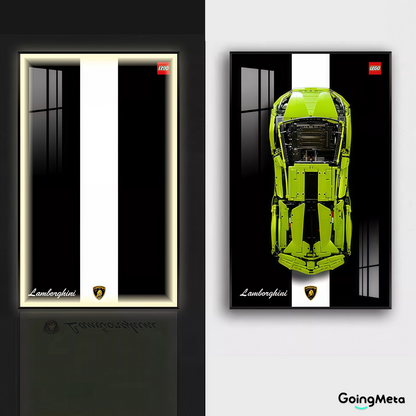 LEGO™ Frame for Lamborghini Sián FKP 37(42115), Wall Mount Showcase Frame, Christmas Gift