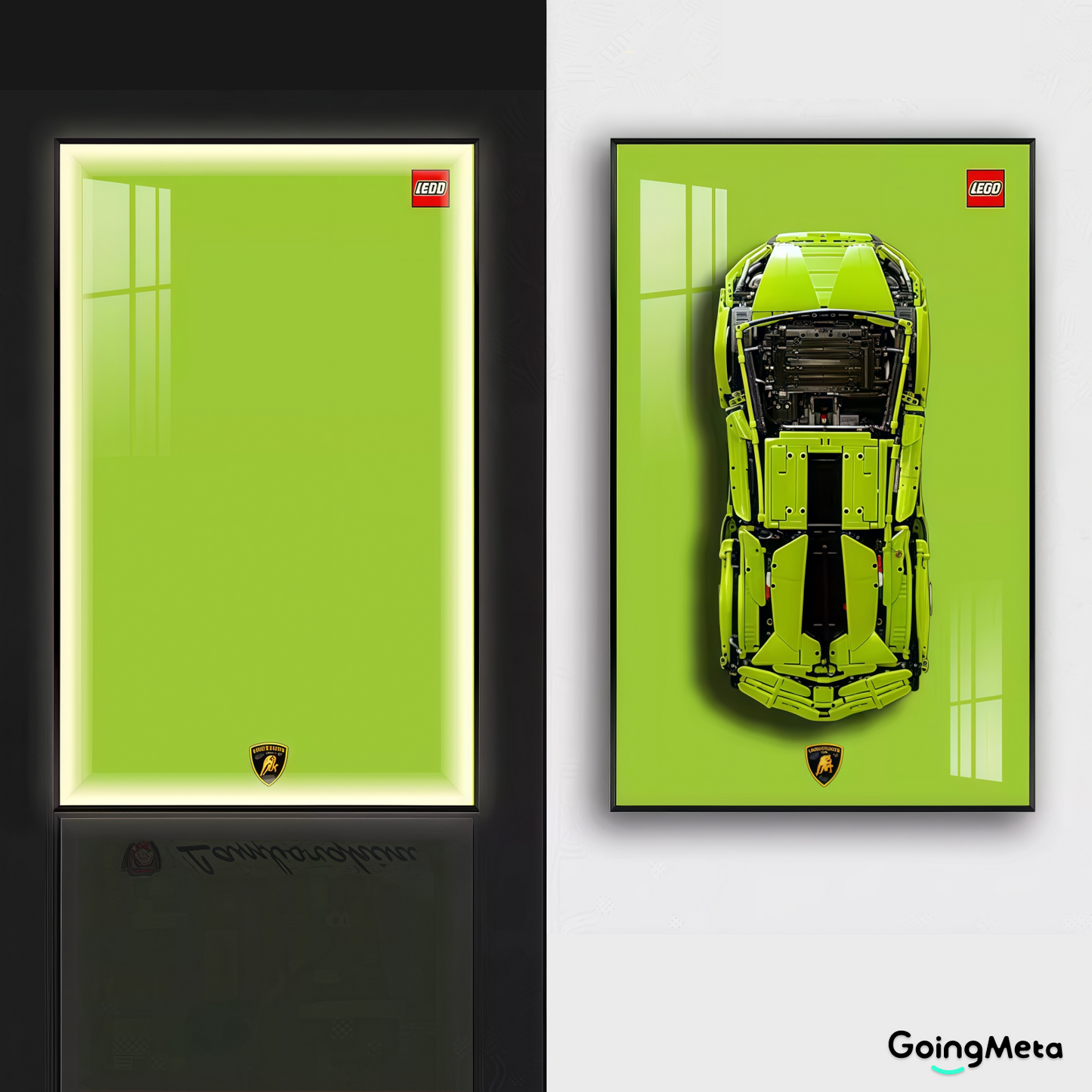 LEGO™ Frame for Lamborghini Sián FKP 37(42115), Wall Mount Showcase Frame, Christmas Gift