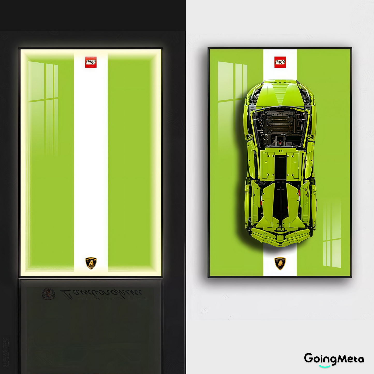 LEGO™ Frame for Lamborghini Sián FKP 37(42115), Wall Mount Showcase Frame, Christmas Gift