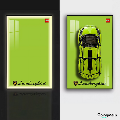 LEGO™ Frame for Lamborghini Sián FKP 37(42115), Wall Mount Showcase Frame, Christmas Gift