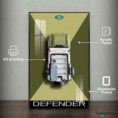 LEGO™ Frame for Land Rover Defender(42110), Wall Mount Showcase Frame, Christmas Gift