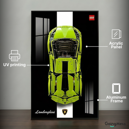 LEGO™ Frame for Lamborghini Sián FKP 37(42115), Wall Mount Showcase Frame, Christmas Gift