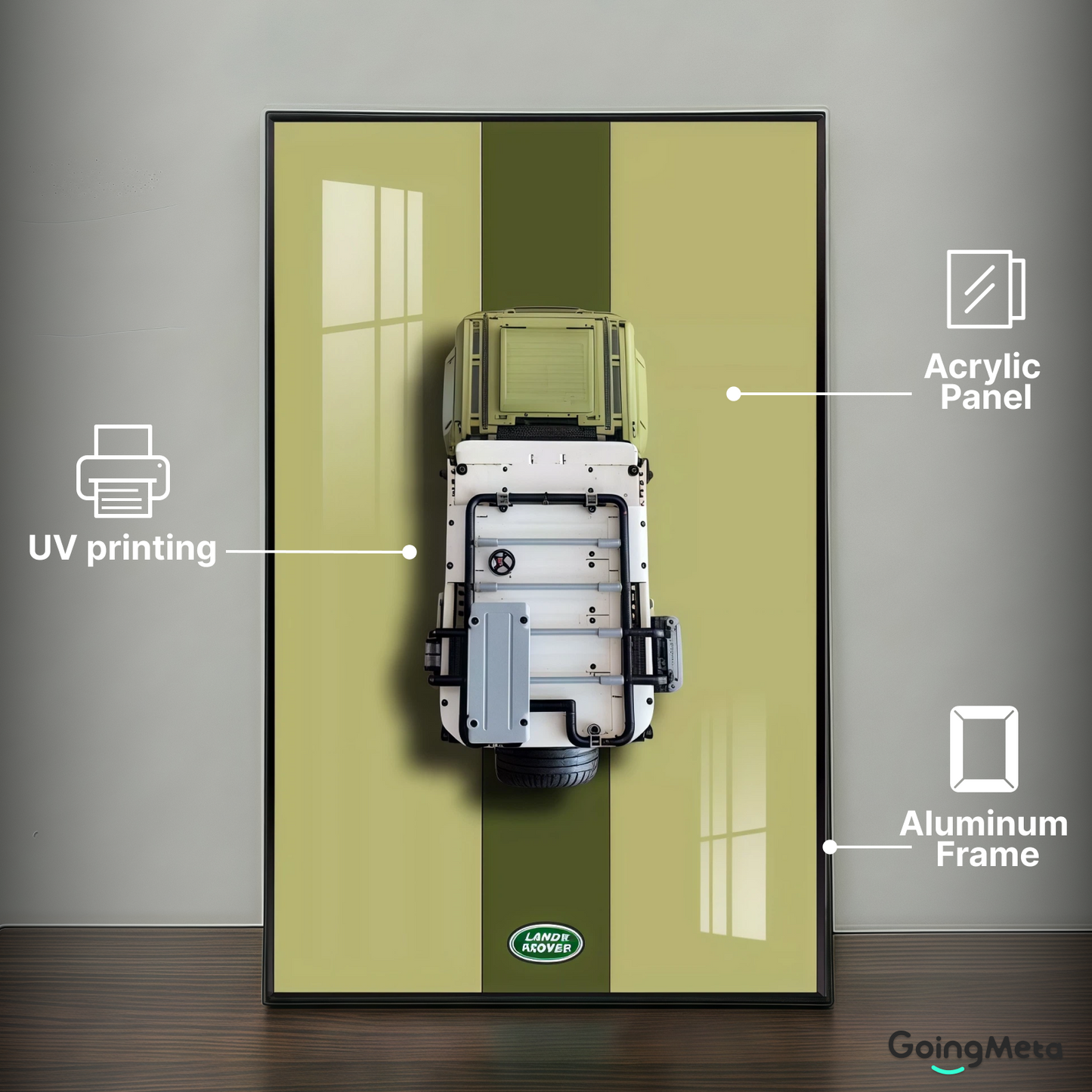 LEGO™ Frame for Land Rover Defender(42110), Wall Mount Showcase Frame, Christmas Gift