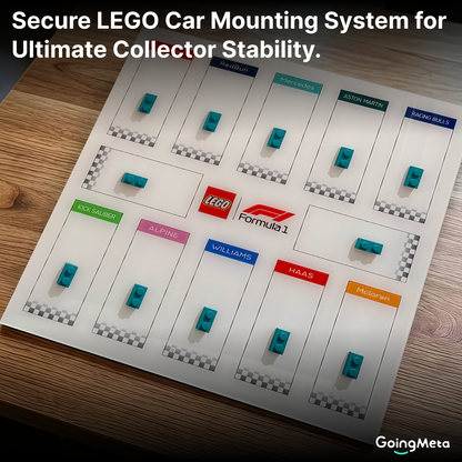 LEGO™ Frame for F1 Collectible Race Cars(71049), Wall Mount Showcase Frame, Christmas Gift