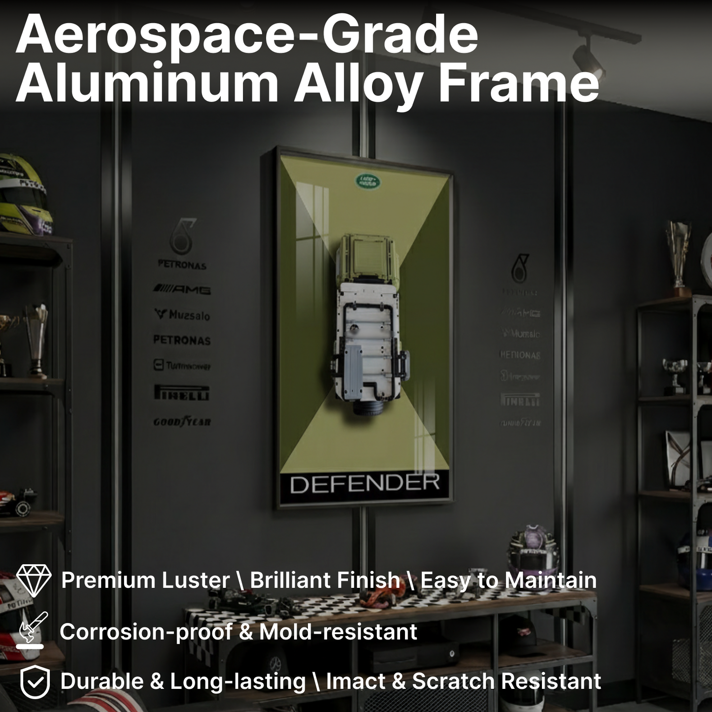 LEGO™ Frame for Land Rover Defender(42110), Wall Mount Showcase Frame, Christmas Gift