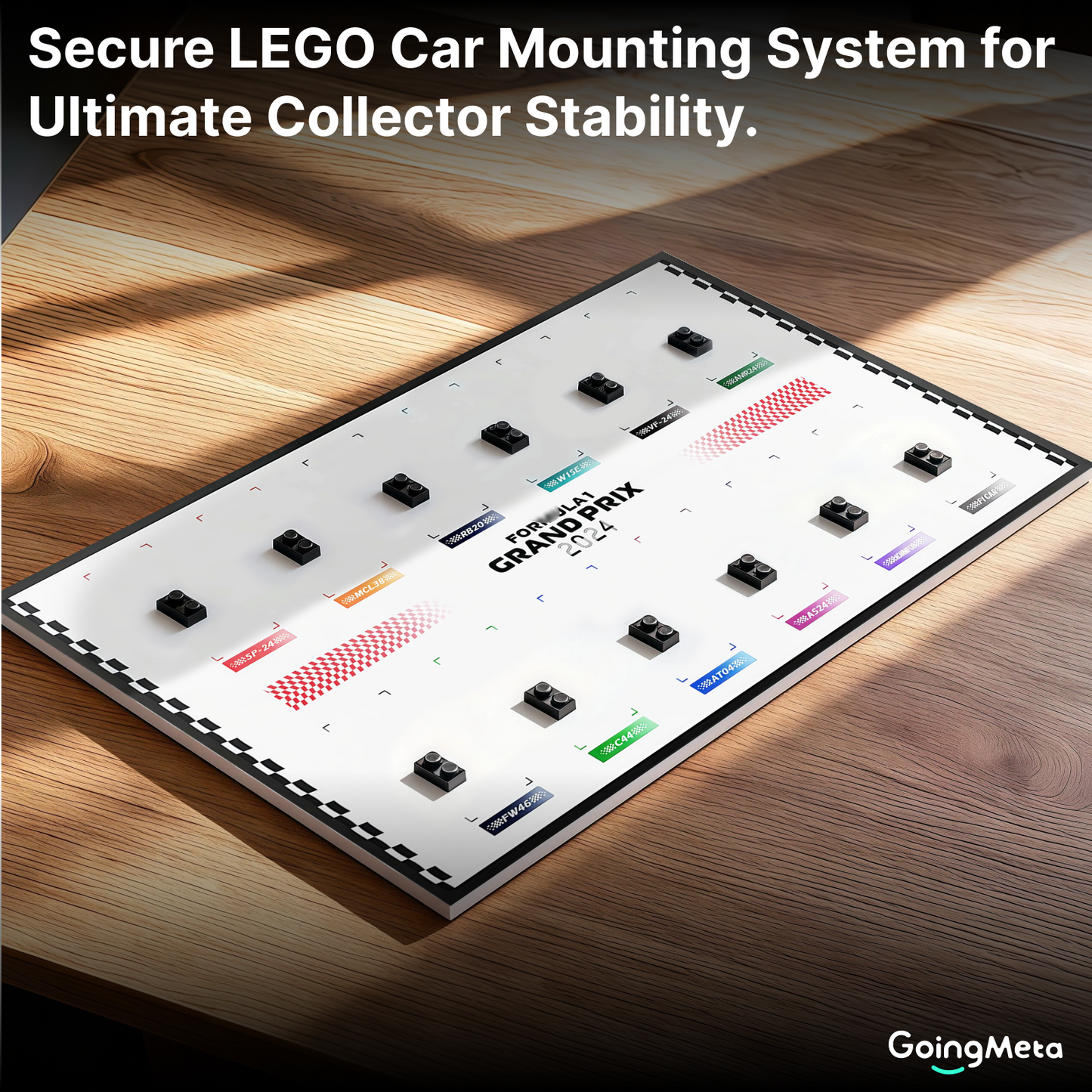 LEGO™ Frame for F1 Collectible Race Cars Plus(71049), Wall Mount Showcase Frame, Christmas Gift