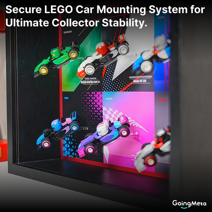LEGO™ Frame for F1 Collectible Race Cars Plus(71049), Wall Mount Showcase Frame, Christmas Gift