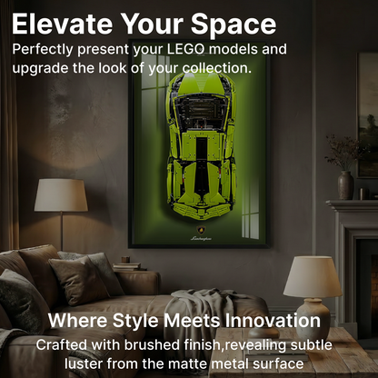 LEGO™ Frame for Lamborghini Sián FKP 37(42115), Wall Mount Showcase Frame, Christmas Gift