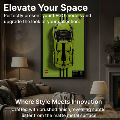 LEGO™ Frame for Lamborghini Sián FKP 37(42115), Wall Mount Showcase Frame, Christmas Gift