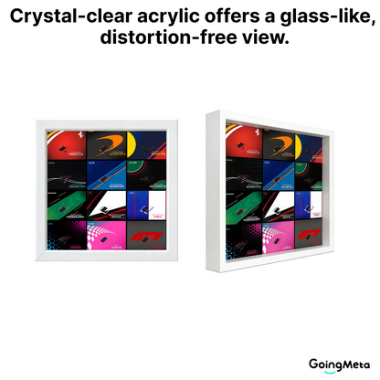 LEGO™ Frame for F1 Collectible Race Cars Plus(71049), Wall Mount Showcase Frame, Christmas Gift