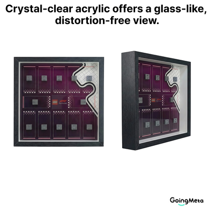 LEGO™ Frame for F1 Collectible Race Cars(71049), Wall Mount Showcase Frame, Christmas Gift