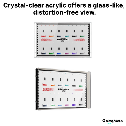 LEGO™ Frame for F1 Collectible Race Cars Plus(71049), Wall Mount Showcase Frame, Christmas Gift