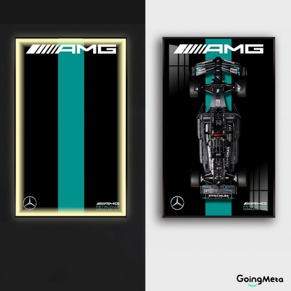 LEGO™ Frame for Mercedes-AMG F1 W14(42171), Wall Mount Showcase Frame, Christmas Gift