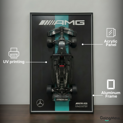 LEGO™ Frame for Mercedes-AMG F1 W14(42171), Wall Mount Showcase Frame, Christmas Gift