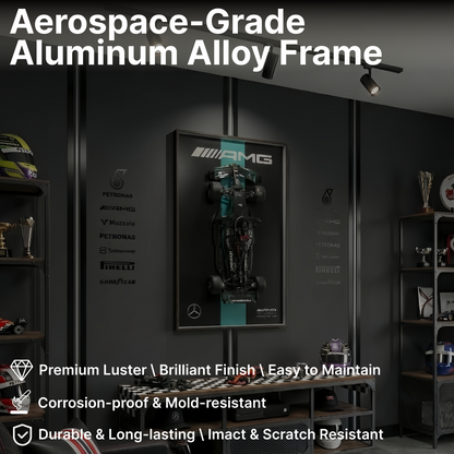 LEGO™ Frame for Mercedes-AMG F1 W14(42171), Wall Mount Showcase Frame, Christmas Gift