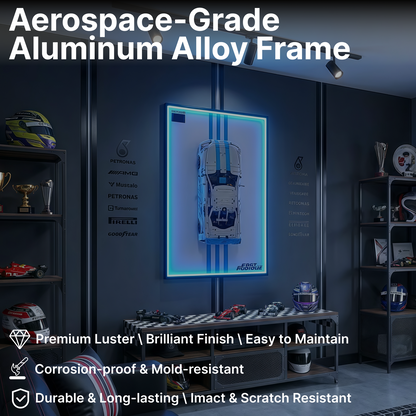 LEGO™ Frame for Technic™ 2 Fast 2 Furious Nissan Skyline GT-R R34 Car (42210), Wall Mount Showcase Frame, Christmas Gift