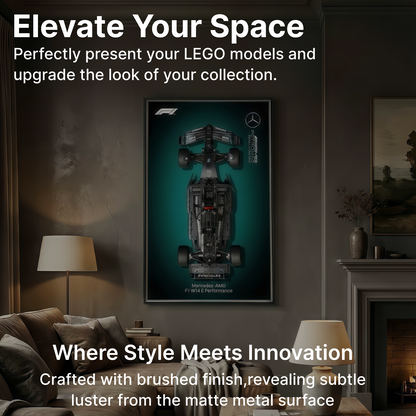 LEGO™ Frame for Mercedes-AMG F1 W14(42171), Wall Mount Showcase Frame, Christmas Gift
