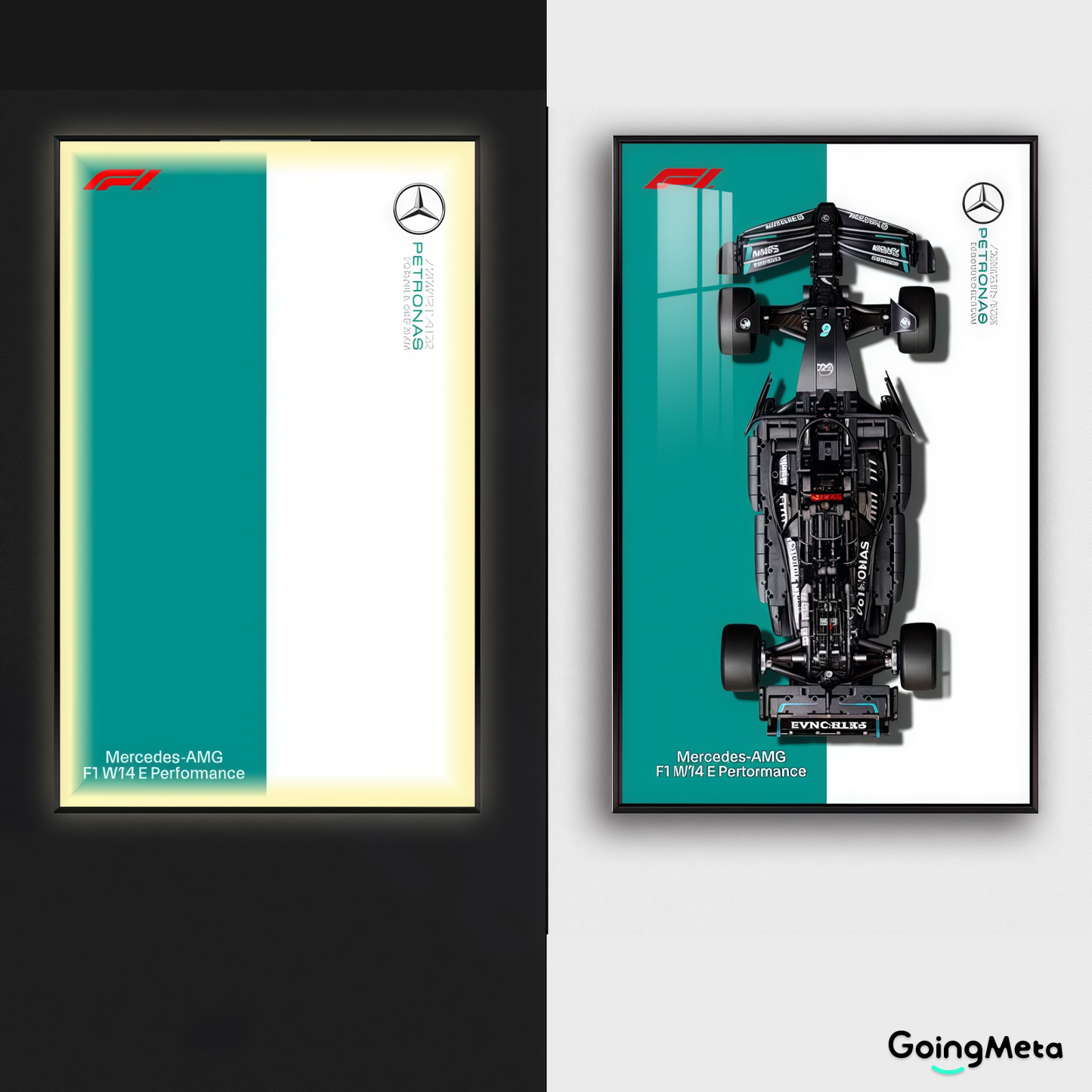 LEGO™ Frame for Mercedes-AMG F1 W14(42171), Wall Mount Showcase Frame, Christmas Gift