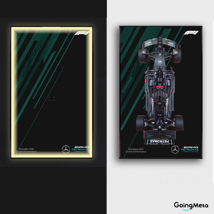 LEGO™ Frame for Mercedes-AMG F1 W14(42171), Wall Mount Showcase Frame, Christmas Gift