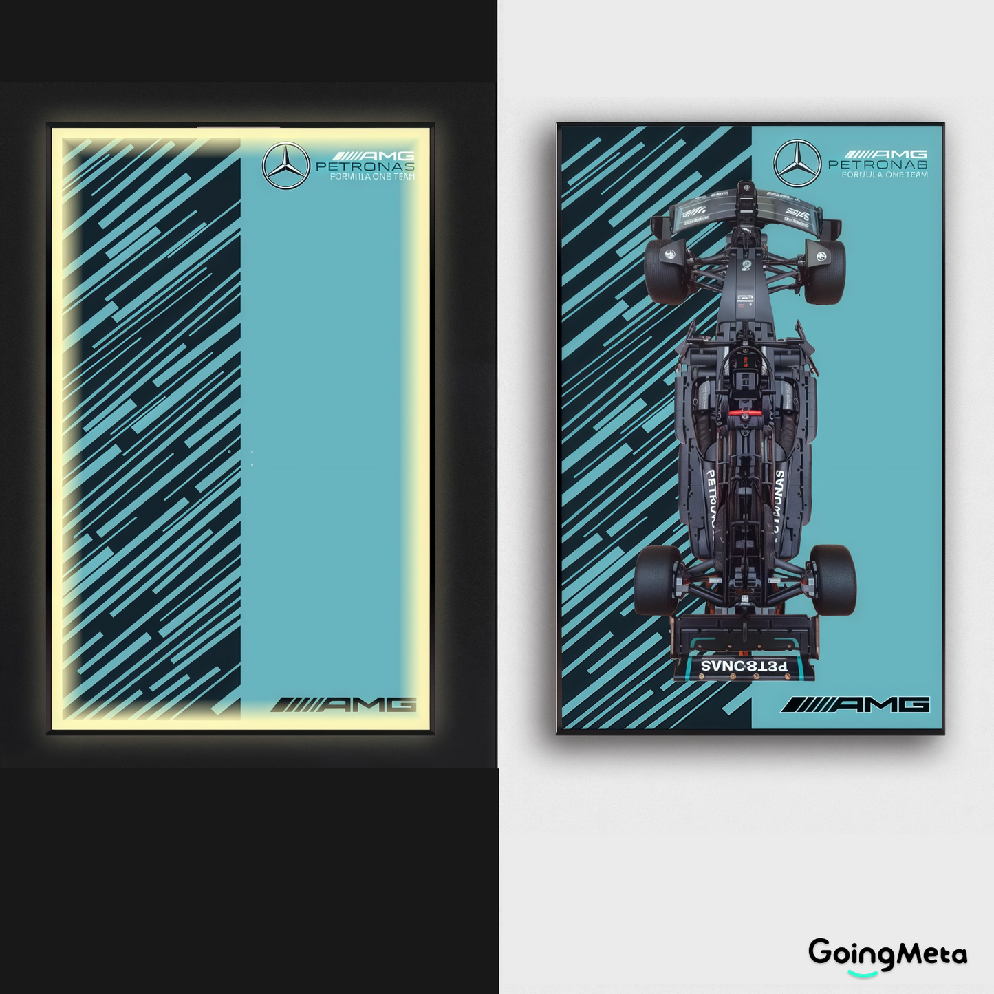 LEGO™ Frame for Mercedes-AMG F1 W14(42171), Wall Mount Showcase Frame, Christmas Gift